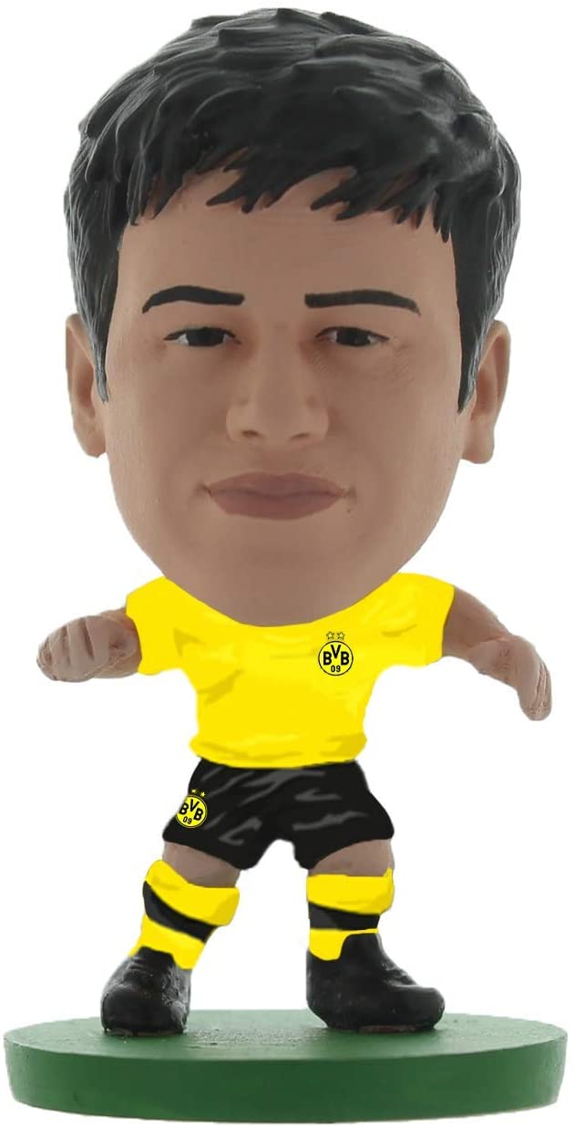 SoccerStarz Borussia Dortmund Giovanni Reyna Home (Classic Kit) /Figures, - Borussia Dortmund Giovanni Reyna