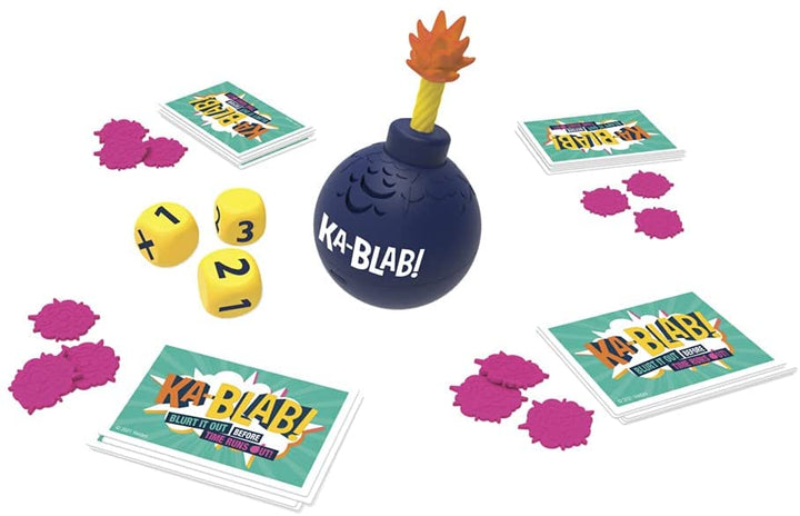 Hasbro Gaming Ka-Blab! Spiel für Familien, Jugendliche und Kinder ab 10 Jahren, familienfreundliches Gesellschaftsspiel für 2–6 Spieler