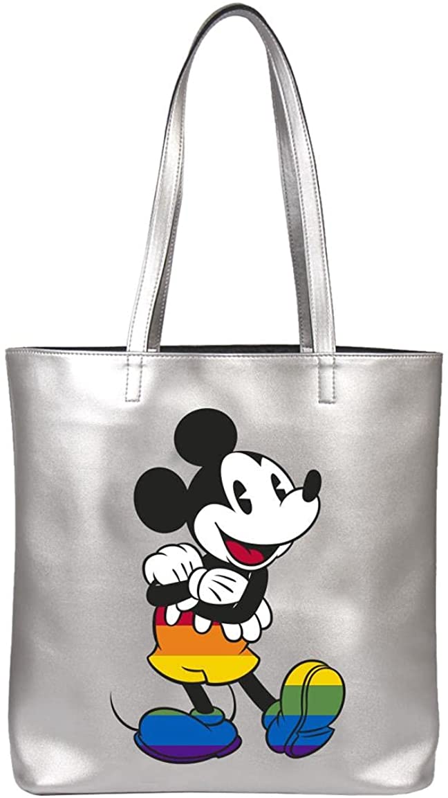 CERDÁ LIFE'S LITTLE MOMENTS 2100003493 Unisex-Einkaufstasche aus Kunstleder der Pride Collection – Offizielle Disney-Lizenz, Mehrfarbig, Standard