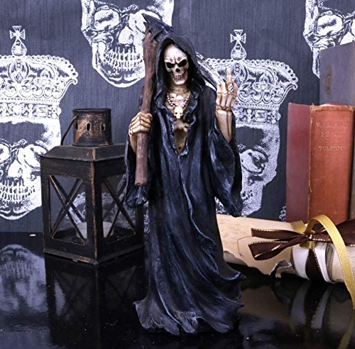 Nemesis Now Death Wish 22 cm Figur, Kunstharz, Schwarz