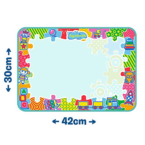 Aquadoodle Baby Water Doodle Mat, Official Tomy No Mess Colouring and Drawing Game, Baby Water Mat Suitable for Babies