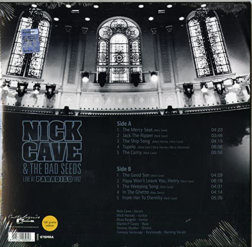 Cave Nick &amp; the Bad Seeds – Live at Paradiso 1992 [VINYL]