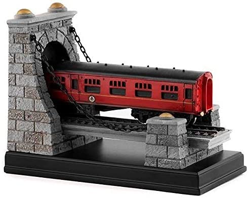 The Noble Collection Harry Potter Hogwarts Express Buchstützen – zwei 14 cm große, handbemalte Zug-Buchstützen aus Kunstharz – offiziell lizenziertes Filmset, Film-Requisiten, Geschenke