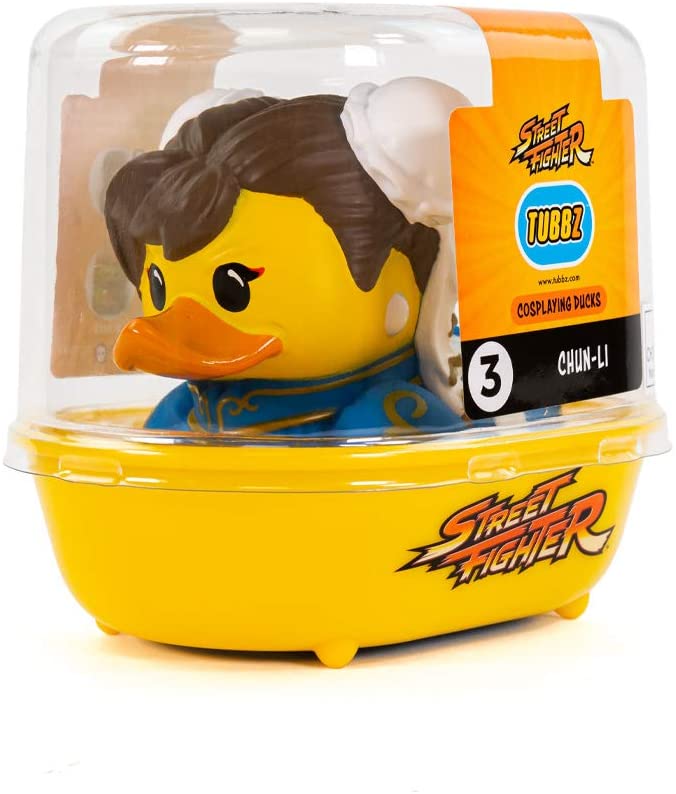 TUBBZ Street Fighter Chun Li Collectible Rubber Duck Figurine – Official Street Fighter Merchandise – Unique Limited Edition Collectors Vinyl Gift