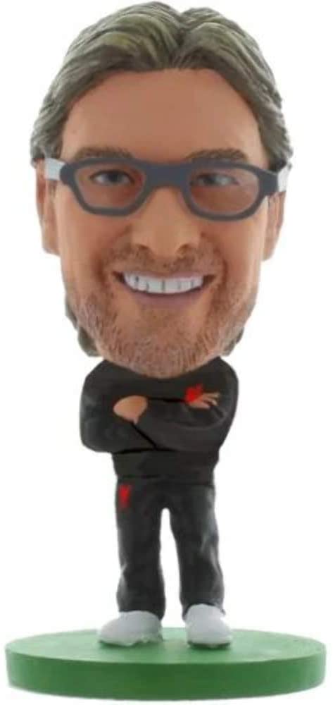 SoccerStarz Unisex-Youth SOC1000 Liverpool Jurgen Klopp, Green, One Size