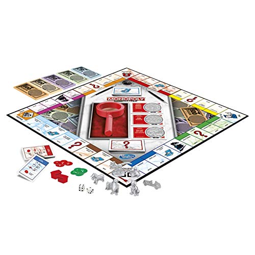 Monopoly Crooked Cash Brettspiel für Familien und Kinder ab 8 Jahren, inklusive M