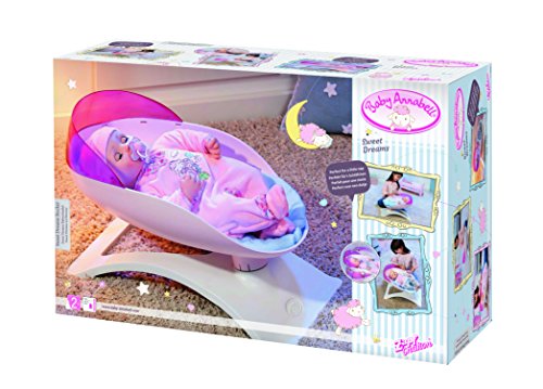 Baby Annabell, TrAnsat Rocker Rocking Bed, Ring for Dolls up to 46 cm, Look Desi