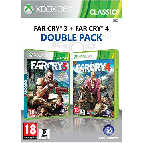 Far Cry 3 + 4 Double Pack - Classic Ed - XBOX 360 - PRE OWNED