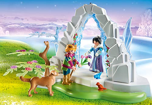 Playmobil 9471 Magisches Kristalltor zur Winterwelt mit Lichteffekt und Magiern