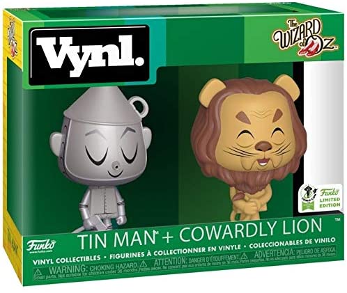 De tovenaar van Oz Tin Man + Cowardly Lion Exclu Funko 35542 Vynl