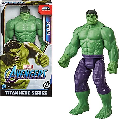 Marvel Avengers Titan Hero Series Blast Gear Deluxe Hulk Actionfigur, 30 cm großes Spielzeug, inspiriert von Marvel Comics, für Kinder ab 4 Jahren