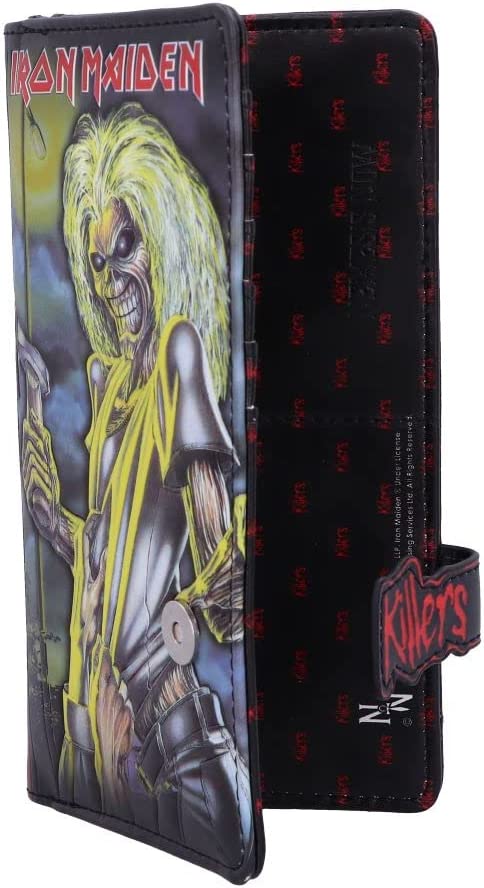Nemesis Now Officially Licensed Iron Maiden Killers Embossed Purse, Black, 18.5c