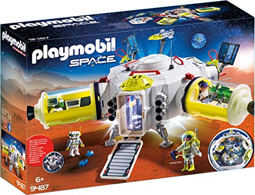 PLAYMOBIL Space 9487 Mars Space Station, For children ages 6 +