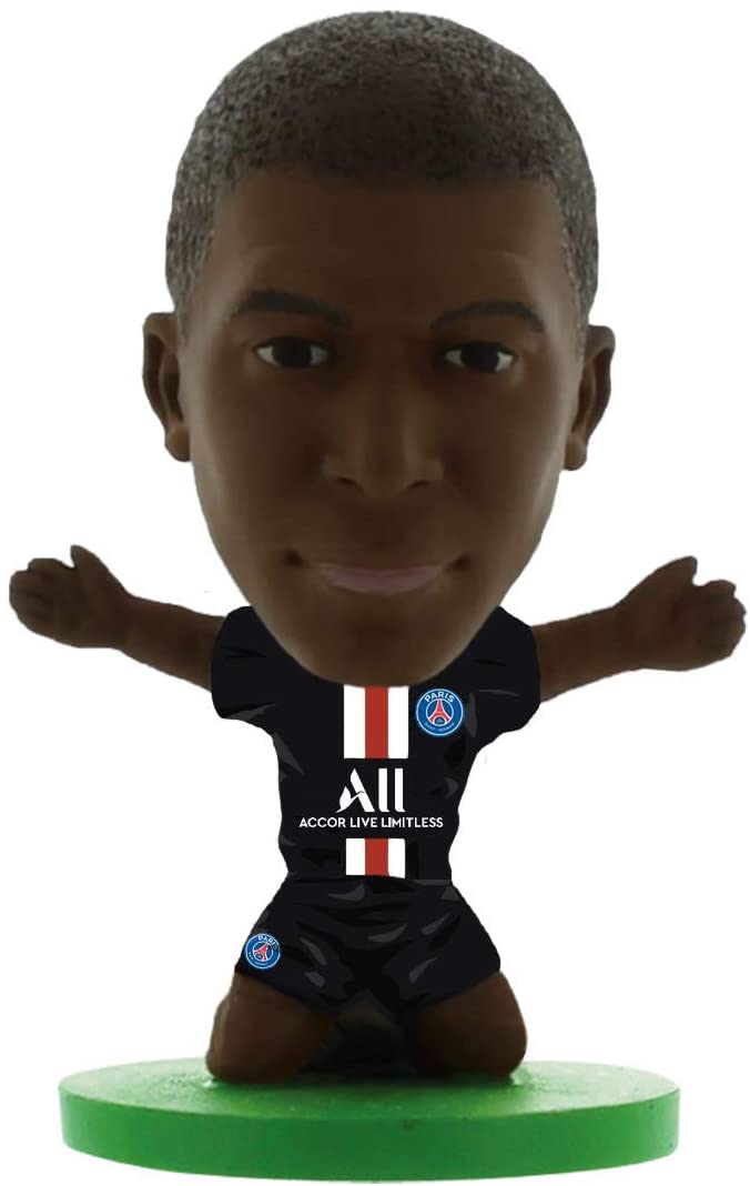 SoccerStarz Paris St Germain Kylian Mbappe Home Kit (2020 Version)/Figures