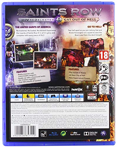 Saints Row 4: Re-Elected und Gat Out Of Hell Erstausgabe (PS4)