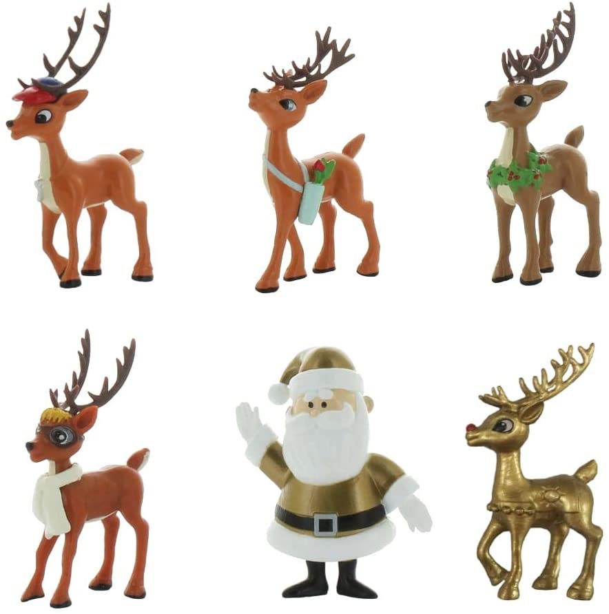 Team Rudolph Rein2 Rudolph The Red-Nosed Reindeer Mini Figure Series 1,5-5 Pack Folienbeutel