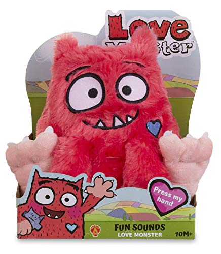 Love Monster 539 2206 EA Fun Sounds Stofftier, rot