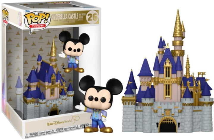 Walt Disney World 50 Cinderella Castle and Mickey Mouse Funko 58965 Pop! Vinyl #26