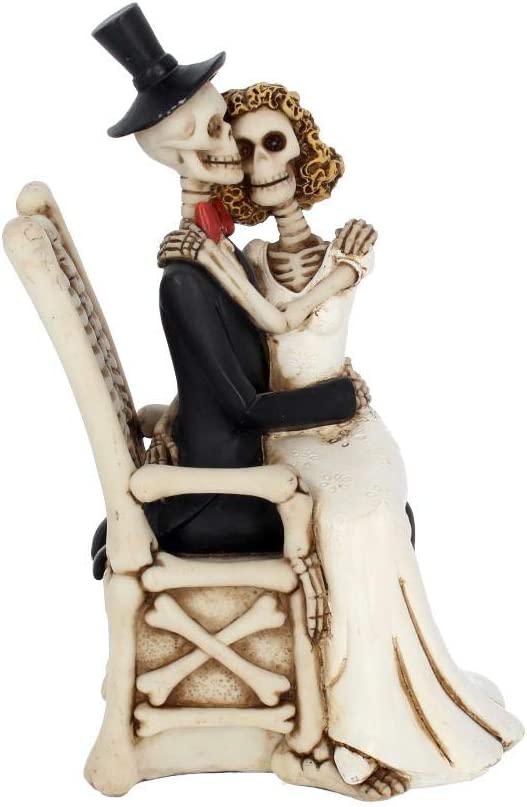 Nemesis Now – In guten wie in schlechten Zeiten – Skelett-Figur aus Kunstharz für Braut und Bräutigam 6