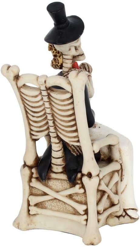 Nemesis Now – In guten wie in schlechten Zeiten – Skelett-Figur aus Kunstharz für Braut und Bräutigam 5