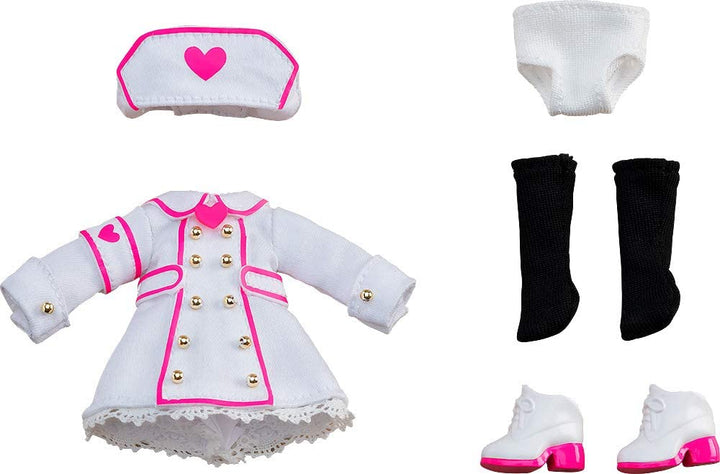 Weißes Krankenschwester-Outfit-Set für Nendoroid-Puppen