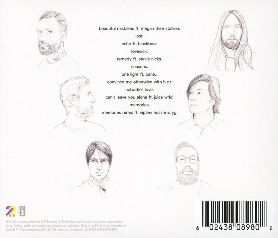 Maroon 5 - JORDI [Audio CD]