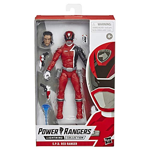Power Rangers Lightning Collection 6 Zoll SPD Red Ranger Actionfigur zum Sammeln