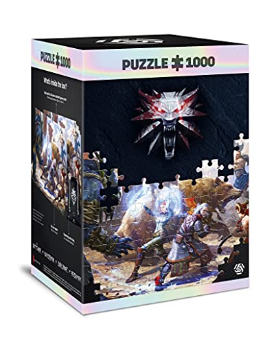 The Witcher 3: Wild Hunt Geralt &amp; Triss im Kampf | 1000-teiliges Puzzle | ich