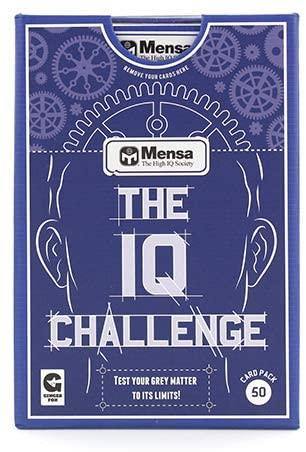 Ginger Fox Official Mensa Challenge Your IQ Trivia Quiz Cards 50 Cards To Test - Yachew