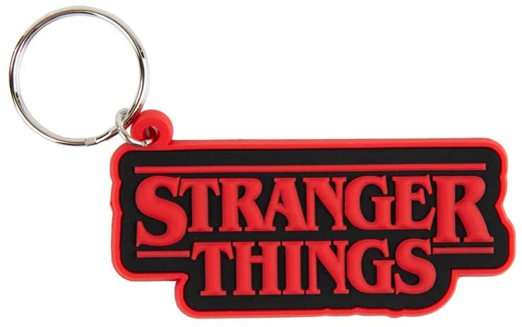 Stranger Things RK38886C Gummi-Schlüsselanhänger, mehrfarbig, 4,5 x 6 cm