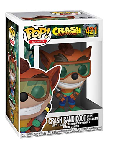 Crash Bandicoot Scuba Crash Funko 33916 Pop ! Vinyle