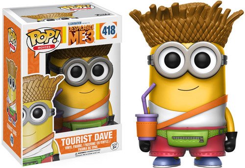 Despicable Me 3 Touriste Dave Funko 13426 Pop ! Vinyle