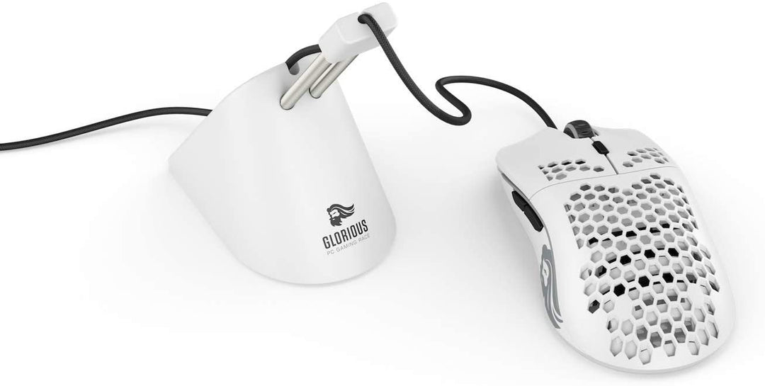 Glorious Model O USB RGB Odin Gaming-Maus – Mattweiß 