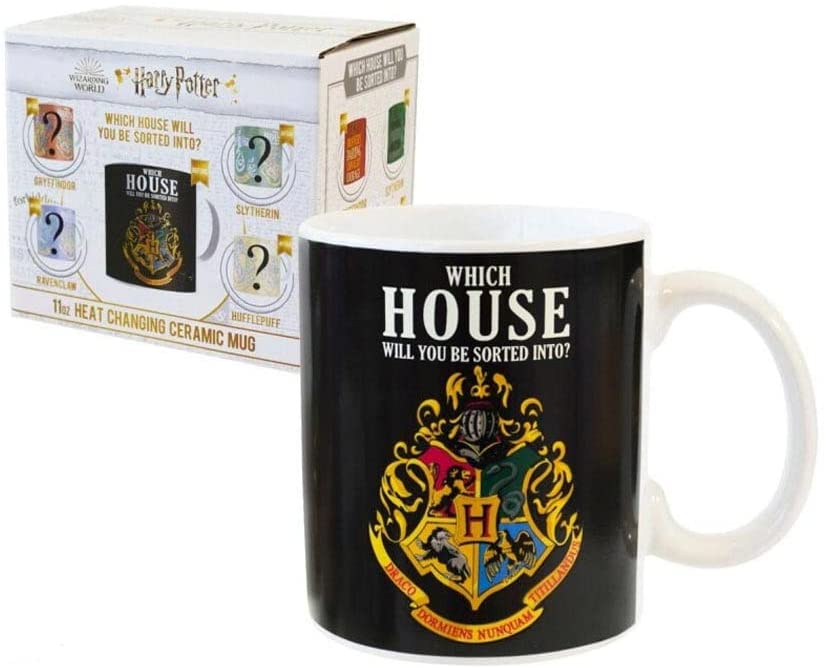 Harry Potter KL86071 Heat-Change Mug Houses [325 ml], Colourful
