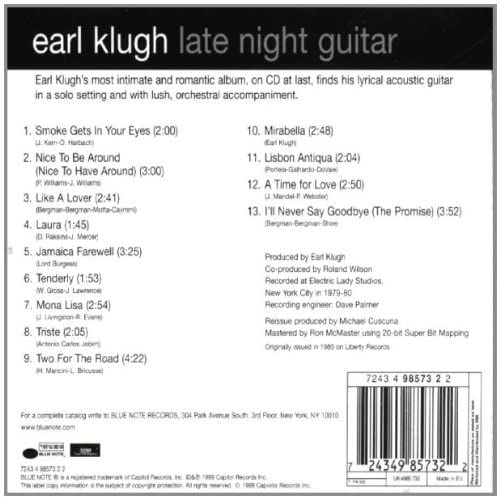 Earl Klugh – Late Night Guitar [Audio-CD]