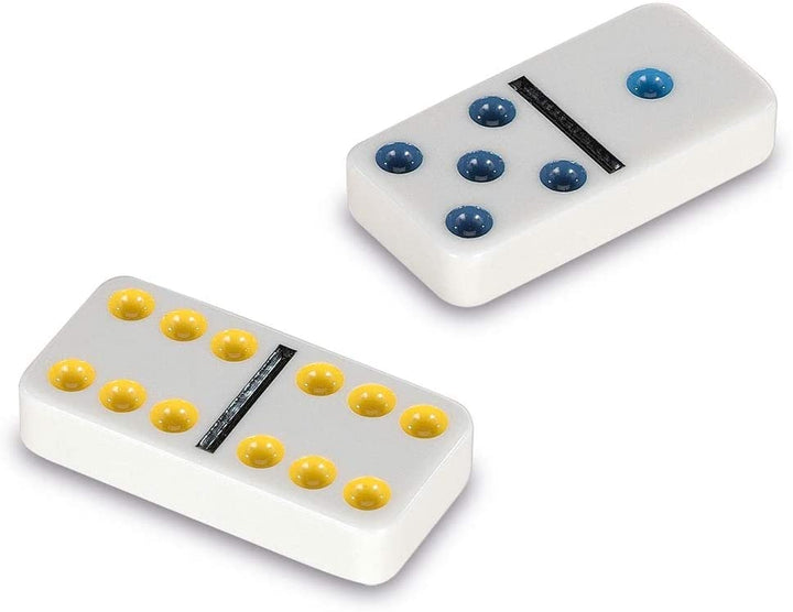 Cayro - Doppelfarbige Dominosteine ​​6 - Traditionelles Spiel - Brettspiel - Entwicklung kognitiver Fähigkeiten und logischer Mathematik - Brettspiel (246)
