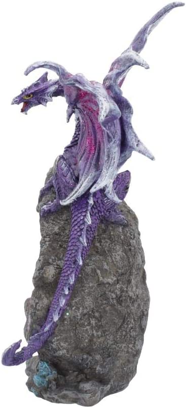 Nemesis Now Amethyst Custodian Dragon Figurine, Purple, 22cm