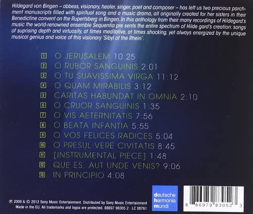 Music For Paradise - The Best Of Hildegard Von Bingen - Sequentia [Audio CD]
