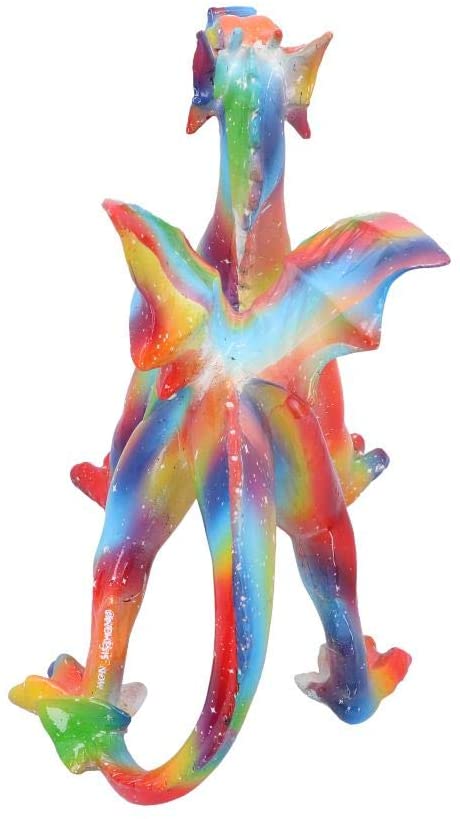 Nemesis Now Multi-coloured Rainbow Dragon Ornament Figurine, Polyresin 30cm