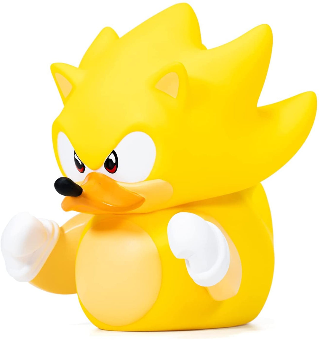 TUBBZ Sonic The Hedgehog Super Sonic Duck Figur – Offizielle Sonic The Hedgehog