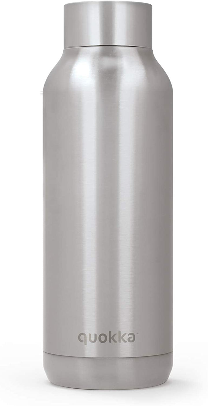Quokka Solid – Steel 510 ml Edelstahl-Wasserflasche – isolierte, doppelwandige Isolierflaschen, Getränkeflasche hält 12 Stunden heiß und 18 Stunden kalt – auslaufsicher – BPA-frei