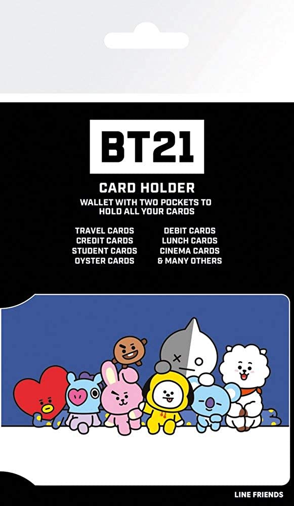 GB Eye Unisex-Child BT21 Official Holder Accessory-Travelers Card Sleeves, 10 x