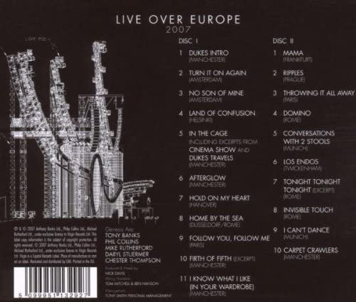 Live Over Europe: 2007 - Genesis [Audio CD]