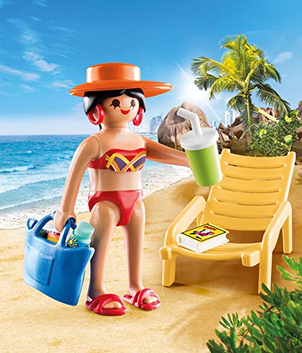 Playmobil 70300 Special Plus Sunbather with Lounge Chair 9.29 x 11.98 x 3.81 cm, Colourful