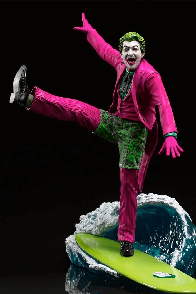 Iron Studios IS31720 Batman 1:10 The Joker Surfing Statue, mehrfarbig