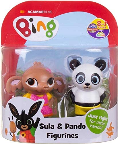 Figure di Bing e amici dell&#39;orso d&#39;oro Twin Pack Figure di Sula e Pando