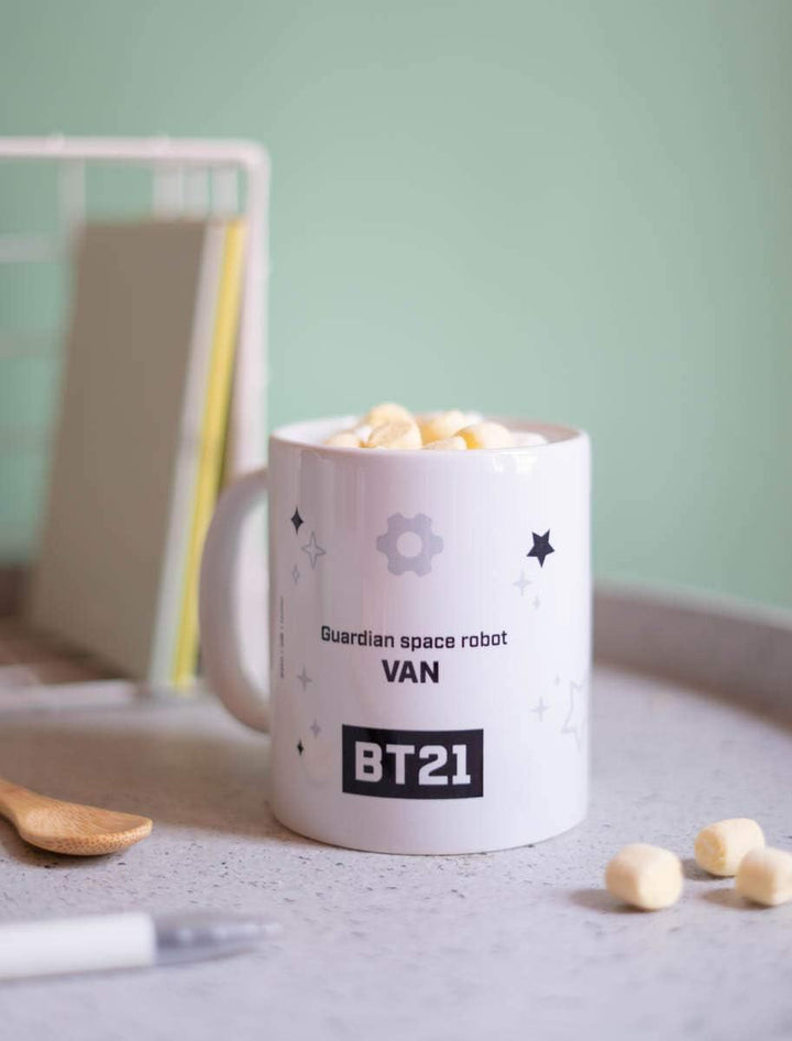 BT21 Official Merchandise Van Ceramic Mug | 35 cl - 350 ml