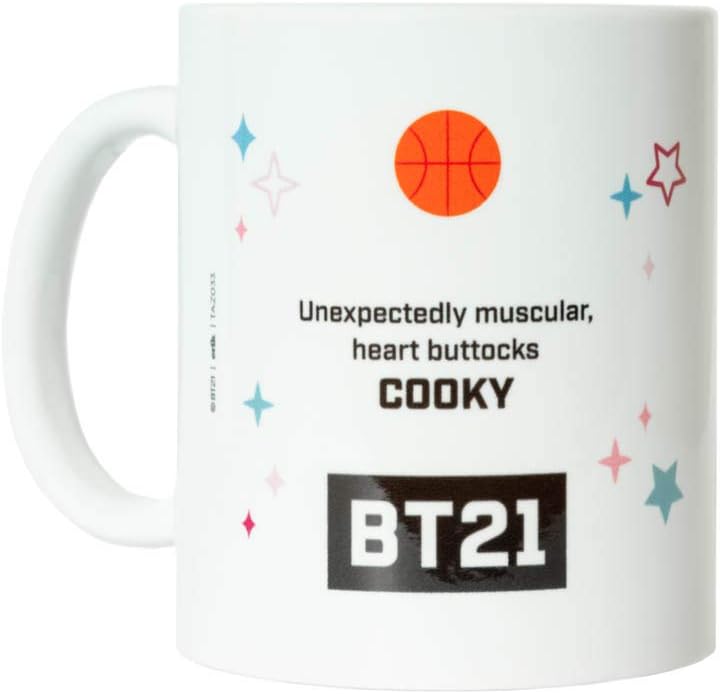 BT21 Official Merchandise Cooky Ceramic Mug | 35 cl - 350 ml