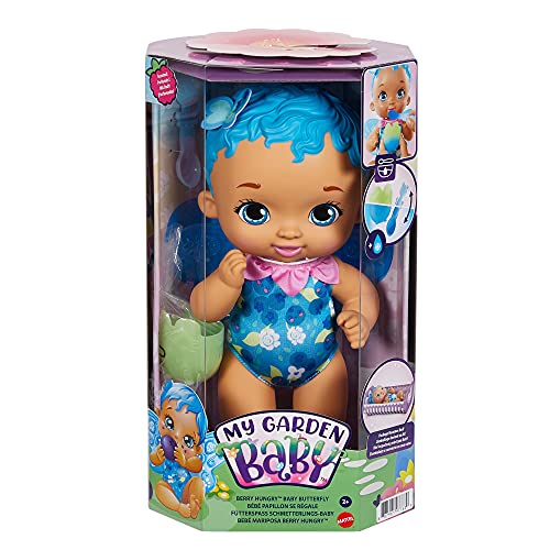 Mattel My Garden Baby Farbwechsel Berry Hungry Babypuppe – Blaubeere