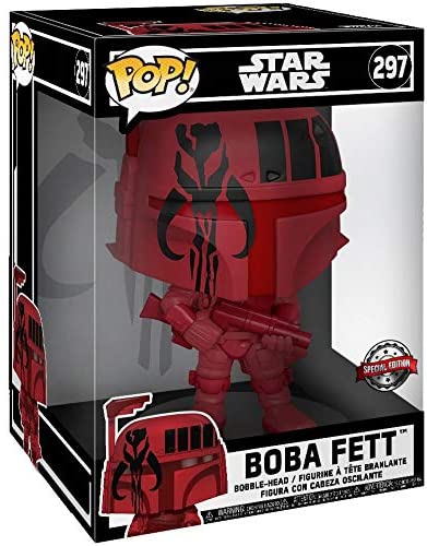 Star Wars Boba Fett 10&quot; Esclusivo Funko 44806 Pop! Vinile #297